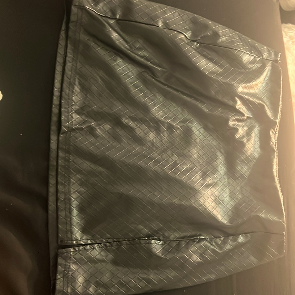 This beautiful black mini skirt